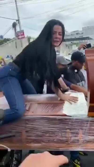 Keeping it classy at the funeral...