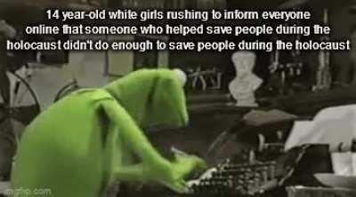 i'm so tired of making positive memes about people being chads during WWII only to have the same fucking comment show up on every single one. I didn't see YOUR american ancestors do shit, Karen.