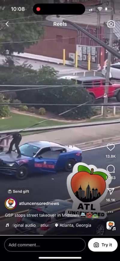Street takeover in Atlanta gets busted by the Georgia State Patrol