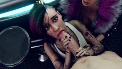 Evelyn showing Judy the ropes (Madruga)