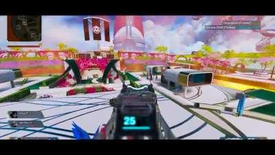 How I imagine it looks when clutching a 1v3 in Arena