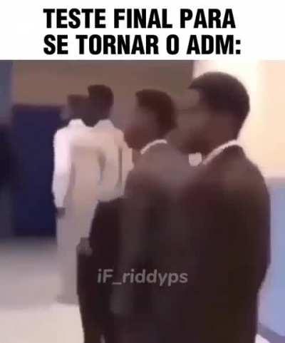 Teste final pqra se tornar um adm