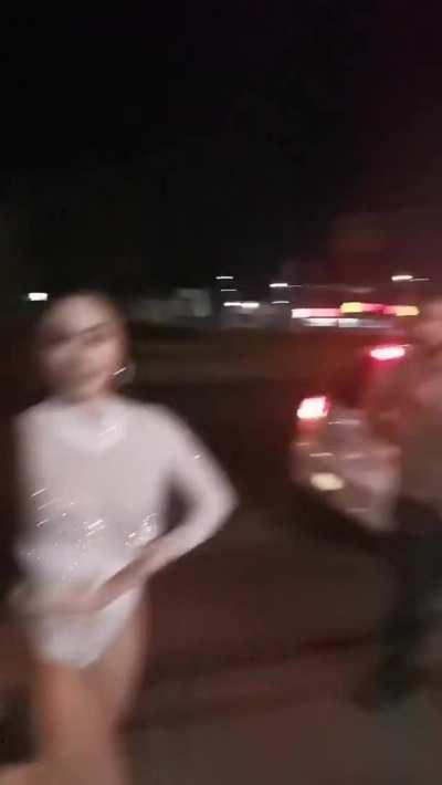 Getting Tag-Teamed Outdoors