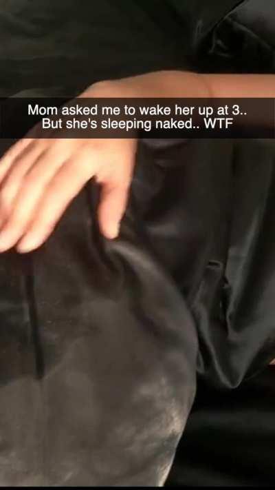 Mom called while taking a bath