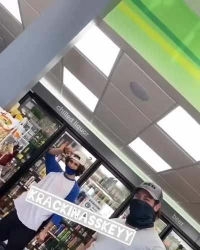 Imagine walking into the store & seeing this 😳…. 😅🤔💭😈🍑