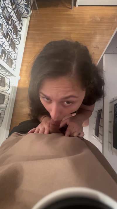 I just love sucking cock at JC Penny&rsquo;s