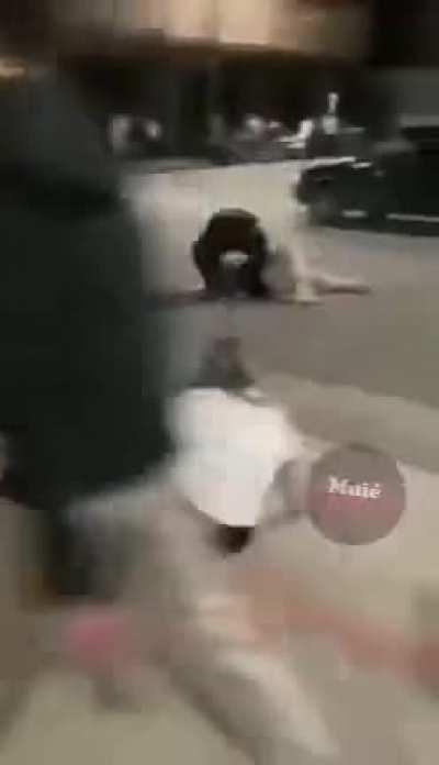 Karen get instant karma