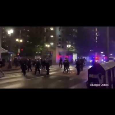 From last night in Downtown Portland.