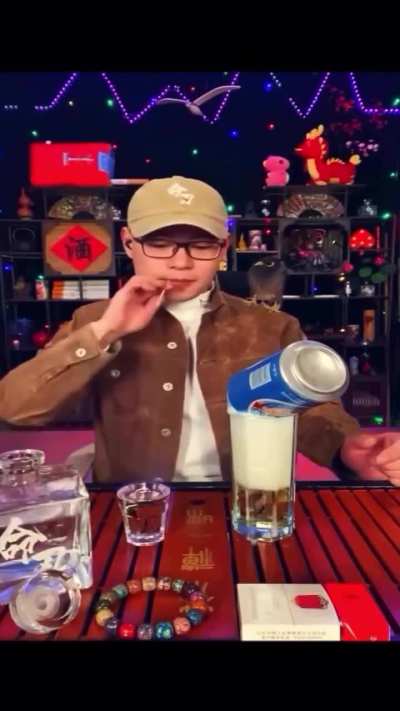 Iori after completing his 4 year drinking course