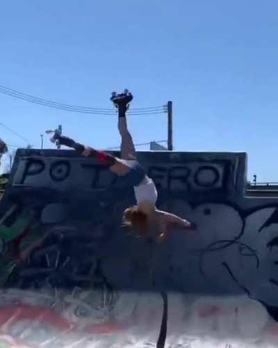 I can barely skate... I can’t even comprehend how she does this