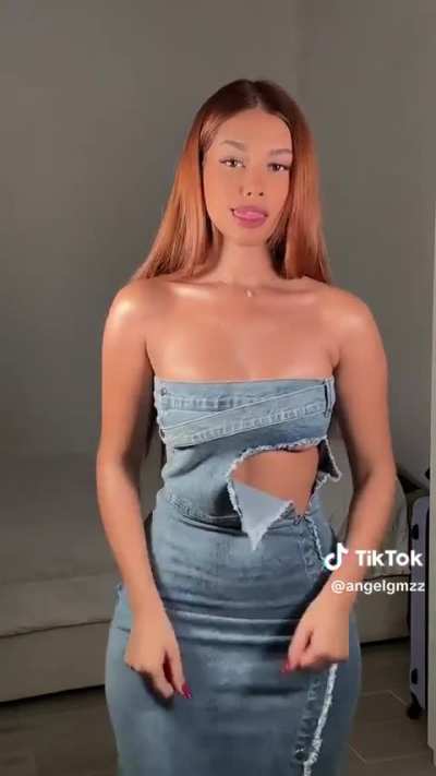 the dress is about to explode