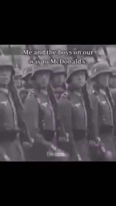 The boys on their way to good ole McD.