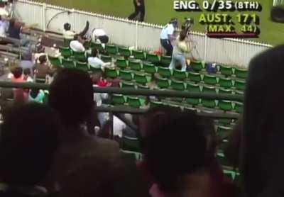 The most Aussie moment in cricket history.