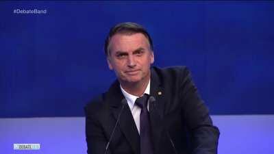 Em 10 de agosto de 2018, Jair Bolsonaro fez a seguinte declara&ccedil;&atilde;o: