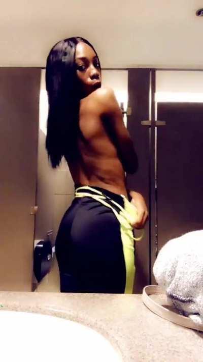 Stripping In The Bathroom