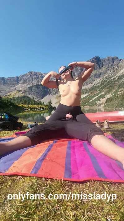 A beautiful day for chastity and ballbusting 🥰