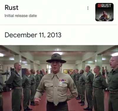 Happy birthday rust!
