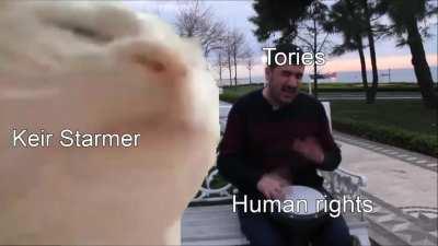 Just a Labour leader and human rights lawyer vibin