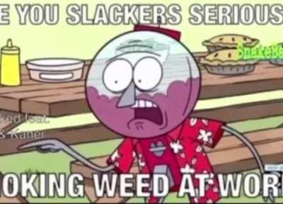 Thanks, I hate weed smoking Mordecai and Rigby