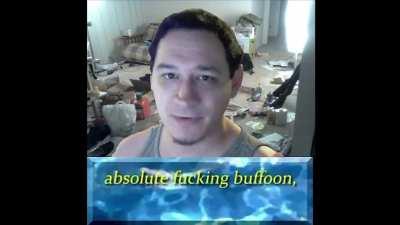 Yanderedev if someone critcises him or his game in the slightest way possible