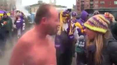 Why is the Colossal Titan a Vikings fan?