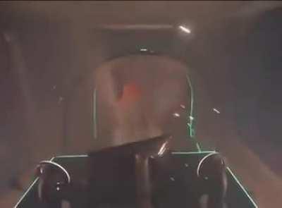 A Russian solider regretting his participation in Putin's special military operation as two Javelins finally penetrate his tank. Circa 2022