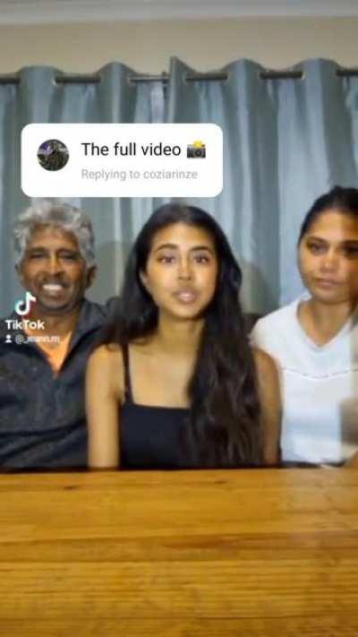 Her parents couldn't hold back