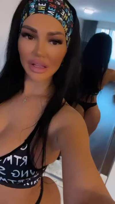 Does this outfit turns you on with my tits?