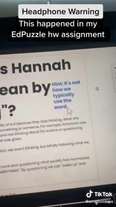 Online instruction gone wrong