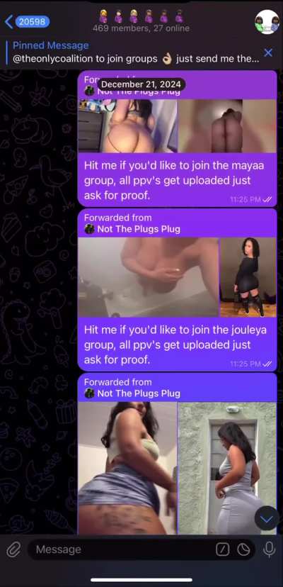 Sweet deal going for all 150+ groups, just ask for proof. Or grab only your favorite baddies 🎉