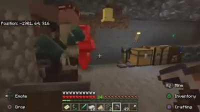 Some casual villager fights