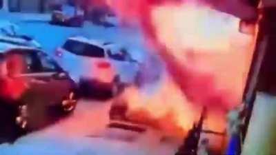 Electrical company in Queens, NY fails to address a bad transformer. It blows up spectacularly.