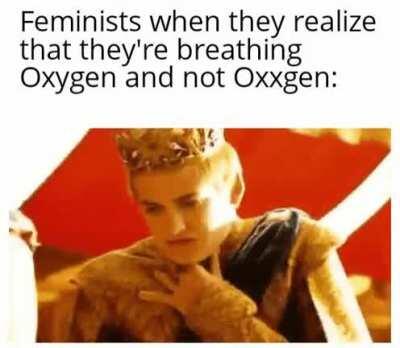 Feminists when they realize..