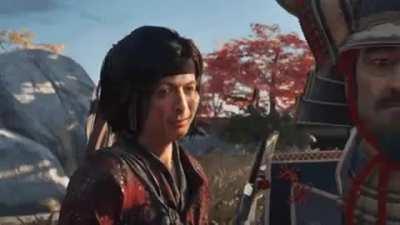 Ghost of Tsushima, but everyone is Jeff Goldblum