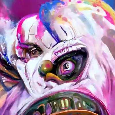 Psycho clown // circus landscape