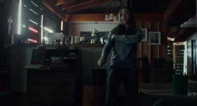 Ellen with some dance moves