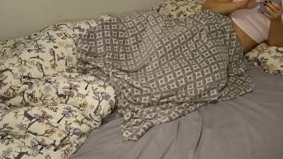 making him sniff my farts under a blanket 😈