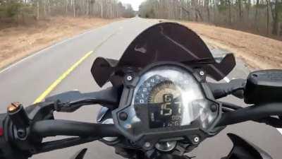 Getting casually passed by an H2 was the highlight of my opening season ride