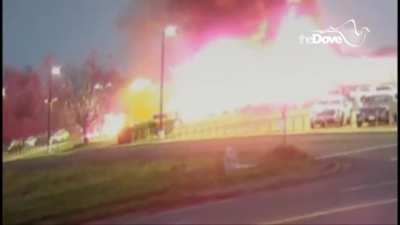 Another angle of airplane crash in Medford, OR. 12/5/21