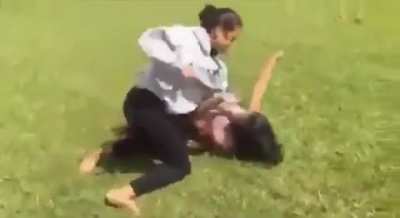 Chick Gets Her Arm Broke During A Fight & Gets Put To Sleep