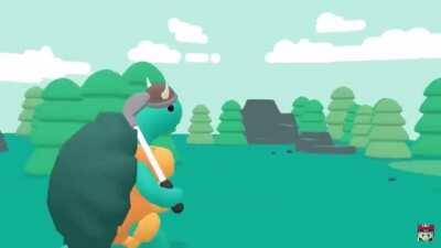 Turtle goes for a stroll