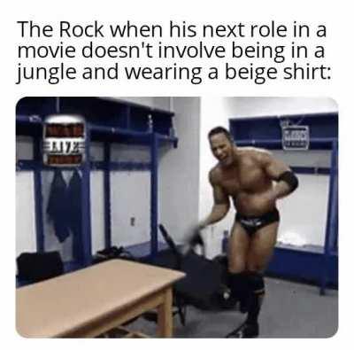 Maybe a new shirt next time?