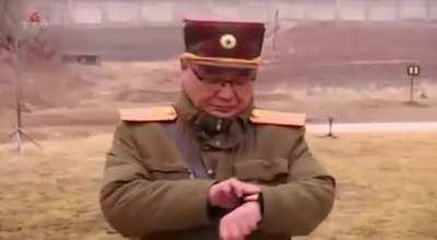 incoming: kim jung un in bizarre North Korean state propaganda trailer for latest launch