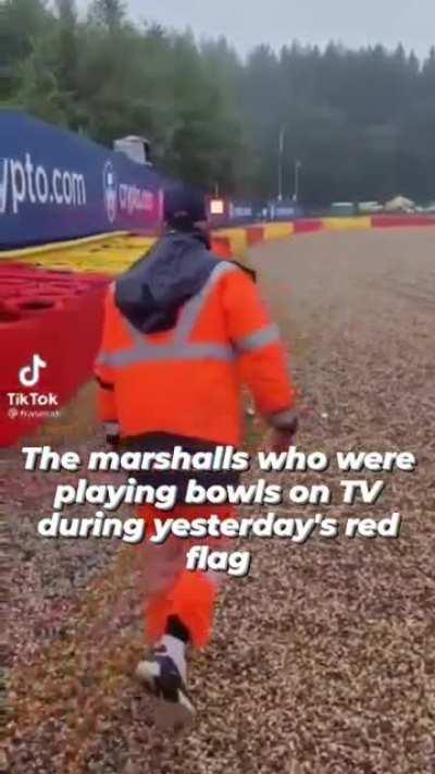 Meanwhile at the track side…