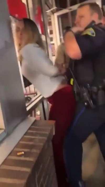 trashy way to be arrested