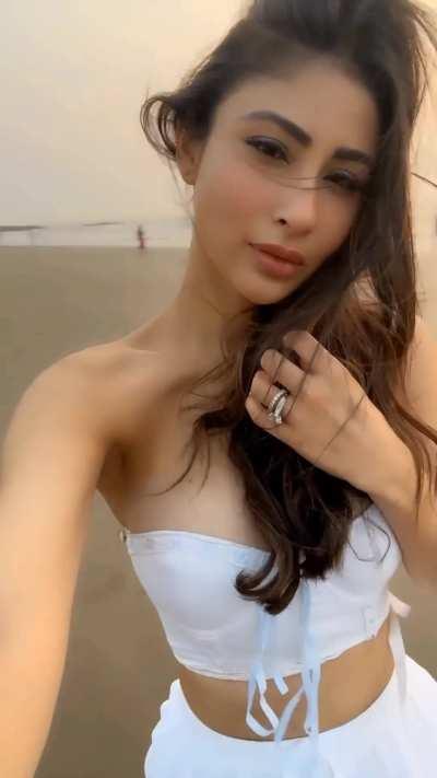 Bong Raand Mouni Roy herself showing her Fat Silicon Udders to make all of us shoot thick ropes of cum over her Plastic Face and Tits. Plastic Fuckmeat