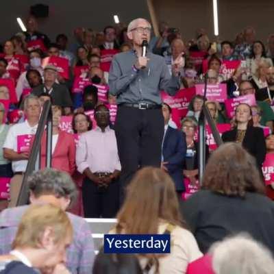 Tony Evers says the Roe ruling is bullshit