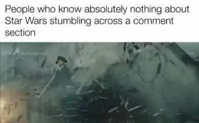 When you try to defend the sequels online