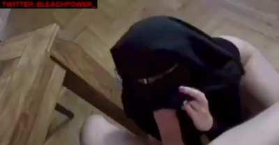 The rags these Muslim girls wear are so hot to me. Makes it feel like I’m colonizing them and making them worship my BWC as much they worship their god.