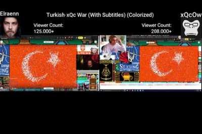 THE EPIC WAR BETWEEN XQC'S STREAM AND TURKISH FLAG DEFENDERS! (FULLY COLORIZED) (WITH ENGLISH SUBTITLES)